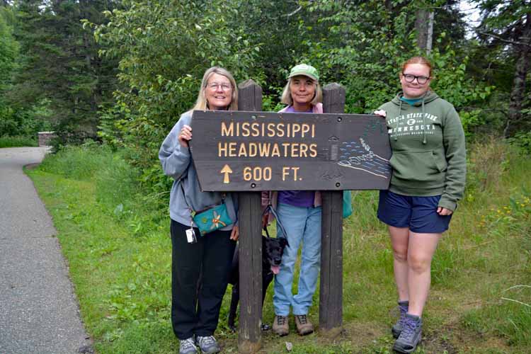 mississippi headwaters sign